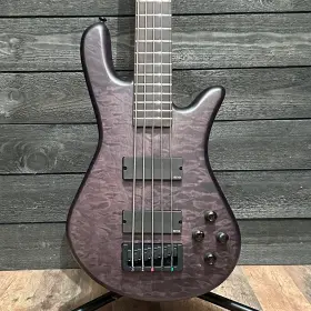 W221661 Spector Ns Pulse 5 5-string Electric Bass Guitar With Bag - Black Stain