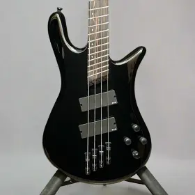 W231233 Spector Ns Dimension 4 String Multi Scale Electric Bass Guitar With Bag - Black