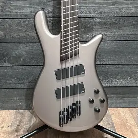 W231646 Spector Ns Dimension 5 String Multi Scale Electric Bass Guitar With Bag - Gun