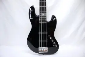 0300575506 Squier Jazz Bass V 5-string Electric Black Indonesia 2008 Near Mint