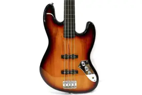 032-6608-500 Squier - 2007 Vintage Modified Fretless Jazz Bass Sunburst With Gig Bag