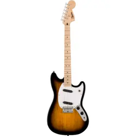 0373652503 Squier Sonic Mustang Maple Fingerboard White Pickguard 2-color Sunburst