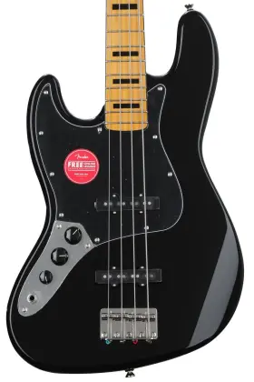 0374545506 Squier Classic Vibe Ft70s Jazz Bass Left-handed - Black