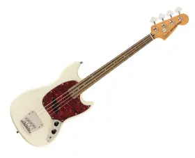0374570505 Squier Used Classic Vibe Ft60s Mustang Bass - Olympic White With Laurel Fb