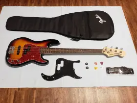 0378551500 Squier Affinity Series Limited-edition Pj Bass 3-color Sunburst - Modified