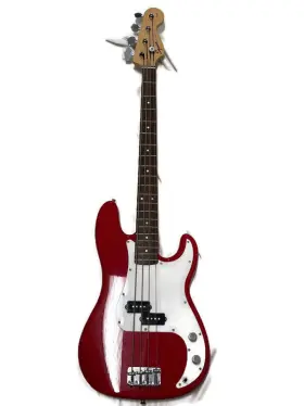 1801240 Squier 4 String P-bass Red Guitar