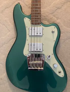 377105546 Squier Paranormal Rascal Bass Hh Short-scale 4-string Sherwood Green