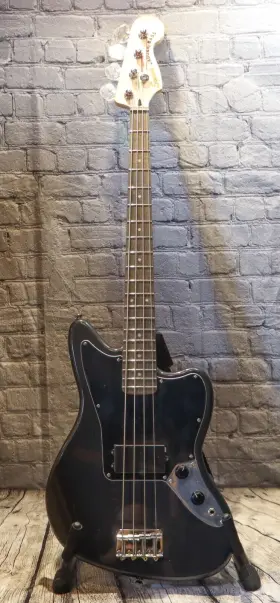 378503506 Squier Affinity Series Jaguar Bass H With Maple Fingerboard - Black