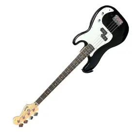 Ic030613858 Squier By Fender P-bass 4-string Electric Bass Guitar Black Indonesia