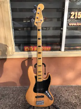 Ics14294613 Squier By Fender Classic Vibe 70s Jazz Bass V5-string Guitar-natural Finish