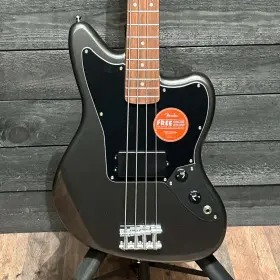 Cykj24004390 Squier Fender Affinity Series Jaguar Bass H 4 String Electric Guitar - Char