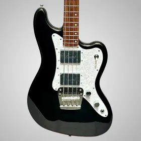 Cykl23004262 Squier Fender Paranormal Rascal Hh 4 String Electric Bass Guitar - Black