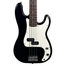 Fspbmik93 Squier Fender Precision Bass Made In Korea 1993 Black Used