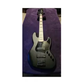 Ics19234613 Squier Contemporary Active Jazz Bass V Hh 5-string Solid Electric Satin Black