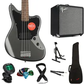 Jagbsafcfmbun2 Squier Affinity Series Jaguar And Fender Rumble 25 Amp Essentials Bundle