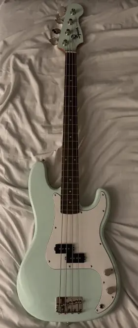L84355000001000 Squier Classic Vibe Ft60s Precision Bass Sonic Blue Maple Neck 4-string