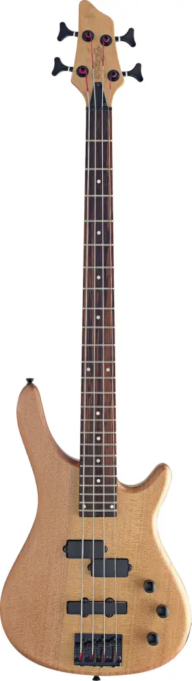 Bc300-ns Stagg 4-string Fusion Electric Bass Guitar - Natural Satin