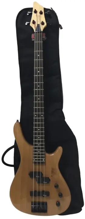 Epj028733 Stagg Music 882030177873 Natural Satin 4-string Rh Electric Bass Guitar With Soft Case