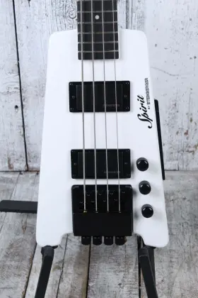 Steinberger 711106370620 Xt-2 Bass 4 String Headless Electric Guitar White With Gig Bag