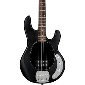 Ray4 Sterling By Music Man 197881258429 Stingray Bass Guitar Satin Transparent Black Rf