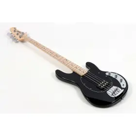 Ray4 Sterling By Music Man 197881268534 S.u.b. Stingray Maple Fb Bass Guitar Black Ob