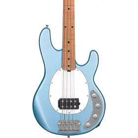 Ray34 Sterling By Music Man 197881402600 Stingray Maple Fingerboard Bass Firemist Silver Rf