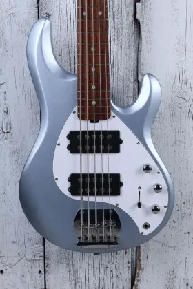 Sterling By Music Man 810002950964 Stingray5 Hh 5 String Electric Bass Guitar Lake Blue Metallic