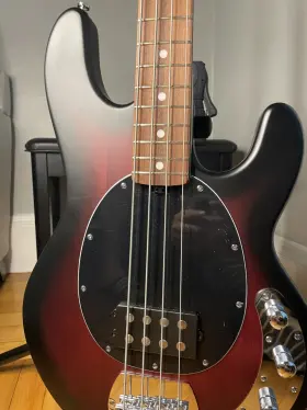M129770 Sterling By Music Man Stingray Sub Series 4-string Electric Bass Guitar Black