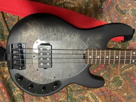 Ray34pbtbksr2 Sterling By Music Man Stingray Ray34 Burl Top Rosewood Fingerboard Electric Bass