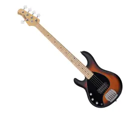 Ray5lh-vsbs-m1 Sterling By Music Man Stingray5 Lh 5-string - Vintage Sunburst Satin B-stock