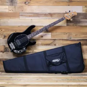 St-ray34-bk-r2 Sterling By Music Man B-stock Stingray Ray34 Bass Guitar Black With Gig Bag