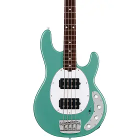 St-ray34hh-dgr-r2 Sterling By Music Man Stingray Ray34 Hh Electric Bass Guitar - Dorado Green