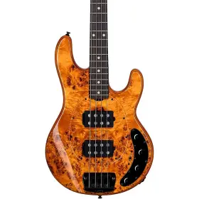 St-ray34hhpb-am-r2 Sterling By Music Man Stingray Ray34 Hh Poplar Burl Top Bass Amber