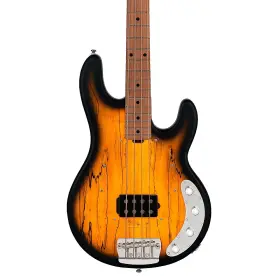 St-ray34sm-nbs-m2 Sterling By Music Man Stingray Ray34 Maple Top Electric Bass Guitar - Natural Burst Satin