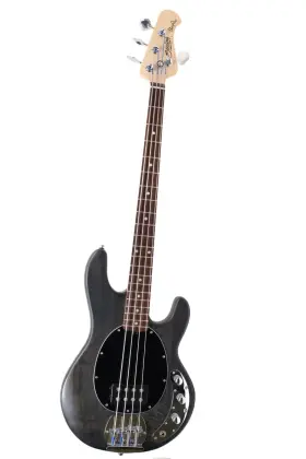 St-ray4-tbks-j1 Sterling By Music Man Stingray Ray4 4-string Electric Bass Guitar - Trans Black
