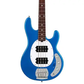 St-ray4hh-tlb-j1 Sterling By Music Man Sub Series Stingray Ray4 Hh Electric Bass Guitar - Toluca Lake Blue