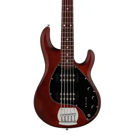 St-ray5hh-ws-j1 Sterling By Music Man Sub Series Stingray Ray5 Hh 5-string Electric Bass Guitar Walnut Satin
