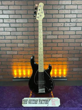 Ray5-0304-u Sterling By Music Man Stingray Ray5 Electric Bass Guitar - Black