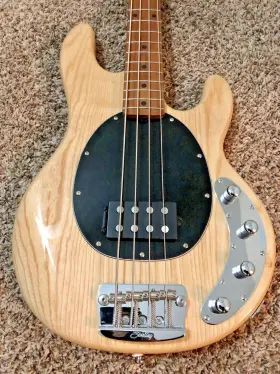 Sr40024 Sterling Stingray By Music Man Bass Guitar 4 String Roasted Maple Long Scale