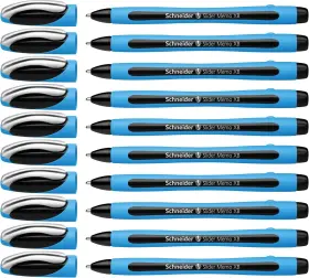 150201 Stride Inc. Schneider Slider Memo Xb Extra Broad Ballpoint Pen 1.4 Mm Light Blue Barrel