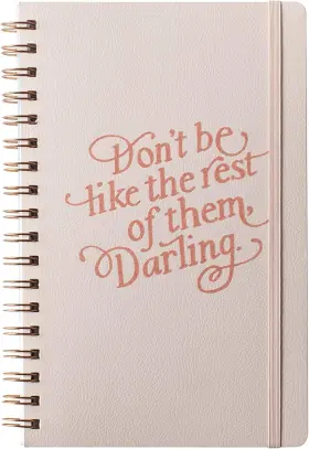 Studio 313041320359 Inch Darling Signature Spiral Journal Flexible Vegan Leather Cover
