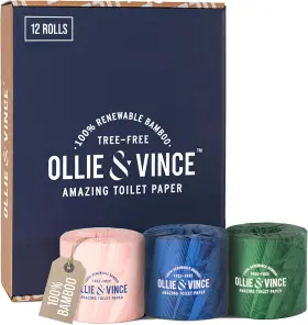 Sustainable Solutions Llc 313084182105 Bamboo Toilet Paper Eco-friendly Plastic-free And Tree-free Organ