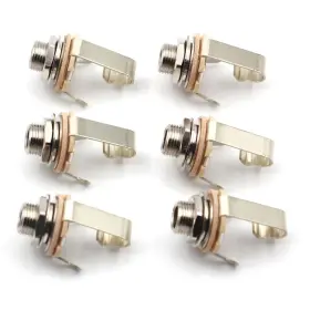 Switchcraft 691852992126 Standard Silver Utility Jack 14 Plugs Electric Guitar Bass Us Made Quality
