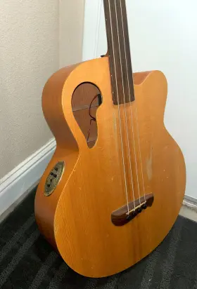 Cb10c Tacoma Thunderchief Fretless Acoustic/electric Bass Free Ship