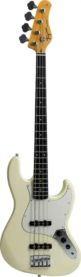 73-owh-df Tagima 73-owh-df/awh Tw 73 Series 4 String Bass In Olympic White Dark Fretboard And Aged W