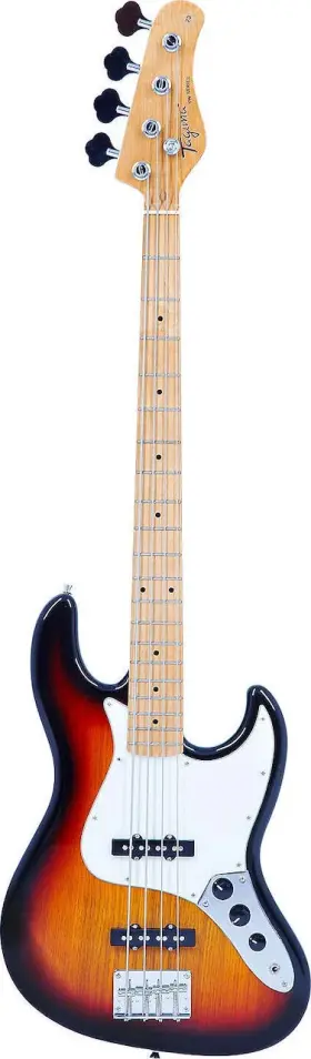 73-sb-lf Tagima 73-sb-lf/mg Tw 73 Series 4 String Bass In Sunburst Light Fretboard And Mint Green