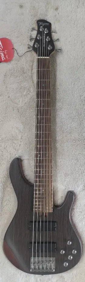Milleniumtop6-nts-df Tagima Millenium Top 6 6-string Electric Bass Guitar Rosewood Fretboard Natural