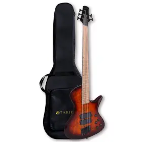 Cffb-f5 Tario 5 String E. Bass Linden Wood Body Birdseye Maple Veneer Top Open Box Item