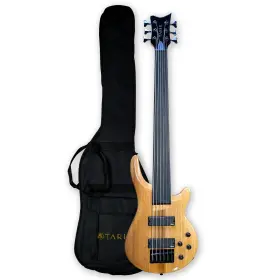 Se5-720-6 Tario Fretless 6 String Electric Bass Bolt On Maple Neck Tone Knob Is Extremely Loose