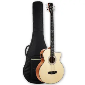 Sv-b-f5 Tario 5 String Electric Acoustic Bass Spruce Top Mahogany Back And Sides